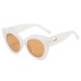 New Fashion Cat Eye Big Frame Sunglasses Net Red Street Shot Candy Color Pearl Glasses Female Trend Sunglasses