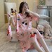 Pajamas Women's Summer Nightdress Short-Sleeved Ladies Summer Home Wear Suit Students Cute Plus Size Pajamas Women's Summer Nightdress Short-Sleeved Ladies Summer Home Wear Suit Students Cute Plus Size
