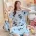 Pajamas Women's Summer Nightdress Short-Sleeved Ladies Summer Home Wear Suit Students Cute Plus Size Pajamas Women's Summer Nightdress Short-Sleeved Ladies Summer Home Wear Suit Students Cute Plus Size