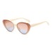 New Fashion Ladies Cat Eye Sunglasses Europe and America Small Frame Net Red Street Shooting Sunglasses
