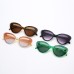 New Fashion Ladies Cat Eye Sunglasses Europe and America Small Frame Net Red Street Shooting Sunglasses