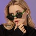 New Fashion Ladies Cat Eye Sunglasses Europe and America Small Frame Net Red Street Shooting Sunglasses