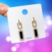 High-Quality French Tassel Earrings Female Korean Temperament Geometric Long Earrings Simple Personality All-Match Long Earrings