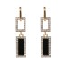 High-Quality French Tassel Earrings Female Korean Temperament Geometric Long Earrings Simple Personality All-Match Long Earrings