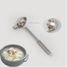 Kitchen Tools Stainless Steel Crooked Spoon Cooking Tools Spoon Shovel Long Handle Oil Spoon Soup Spoon Household Kitchenware Supplies