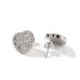 European And American Hip-Hop Style Love Earrings Copper Inlaid T-Square Zircon High-Grade Retro Trend Earrings
