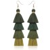 Handmade Tassel Earrings Women's European And American National Style Long Earrings Bohemian Fashion Earrings