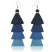 Handmade Tassel Earrings Women's European And American National Style Long Earrings Bohemian Fashion Earrings
