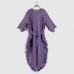 Spring And Summer New Lace Up Ear Edge Dress Women's Minority Design Sense Fashion Women's Wrinkle