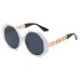 New Large Frame Polygonal Sunglasses Retro Street Shooting Sunglasses Men And Women Trend Sunglasses
