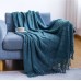 Diamond Flower Sofa Blanket Cover Blanket Bed End Blanket Knitted Air Conditioning Blanket Tassel Napping Blanket Multifunctional Decorative Blanket