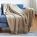 Diamond Flower Sofa Blanket Cover Blanket Bed End Blanket Knitted Air Conditioning Blanket Tassel Napping Blanket Multifunctional Decorative Blanket