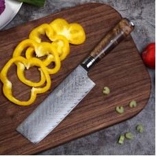 Damascus Shadow Wood 6.5 Inch Sliced Fish Bone Pattern Sharp Sushi Knife Exquisite Kitchen Knife