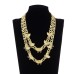 Hip Hop Necklace Niche Design Gold Box Buckle Necklace Butterfly Hip Hop Cuban Chain