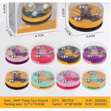 Decompression Jump Jump Ball Run Chase Ball Decompression Press Chase Ball Track Marble Finger Turn Toy