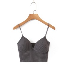 Spring New Women's Fashion Casual Simple Basic All-Match Small Suspenders