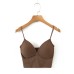 Spring New Women's Fashion Casual Simple Basic All-Match Small Suspenders