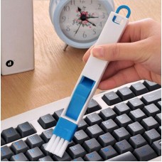Multi-Purpose Door And Window Groove Cleaning Brush With Dustpan Crevice Brush Computer Keyboard Brush Corner Dust Brush