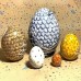 New Owl Nesting Egg Owl Wooden Craft Ornament Home Desktop Decoration