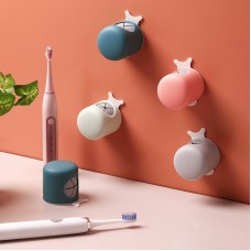 Creative Draining Small Snail Electric Toothbrush Holder Punch-Free Wall-Mounted Electric Toothbrush Storage Rack Rack