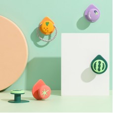 Creative Cute Punch-Free Fruit Hook Sticky Sticky Hook Door Wall Bathroom Kitchen Key No Trace Nail Sticky