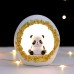 Creative Gifts New Fat Panda Star Light Night Light Resin Crafts Student Gift Ornament