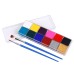 Fit Colors 12 Colors Face Color Water Soluble Body Paint Halloween Masquerade Makeup