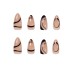 Nordic Style Wearing A Simple Nail Patch Line Manicure Patch French Manicure Press On Nails