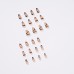 Nordic Style Wearing A Simple Nail Patch Line Manicure Patch French Manicure Press On Nails