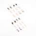Girl Black Flame Y2K Style Wearing Nail Products Nail Patch Nail Patch Removable Nail Piece Fake Nail Girl Black Flame Y2K Style Wearing Nail Products Nail Patch Nail Patch Removable Nail Piece Fake Nail