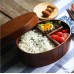 Japanese Creative Wooden Lunch Box Divided Lunch Box Student Lunch Box Lunch Box Dried Fruit Box Sushi Box