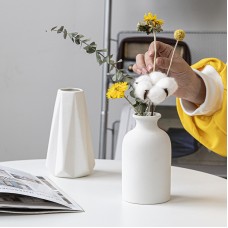 European Style Modern Creative Home Ceramic Vase Decoration Decorative Flower Arrangement Dried Flower Mini Flower Utensil