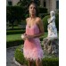 Fashion Fringe Sequin Feather Panel Dress Women Sexy Dress Fashion Fringe Sequin Feather Panel Dress Women Sexy Dress