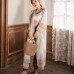 Seaside Holiday Beach Sunscreen Women's Mid Length Shawl With Loose Ethnic Striped Thin Cardigan