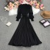 Pleated Waist Shows Thin Temperament Light Mature Style Women's New French Dress Long Pleated Skirt