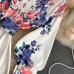 New Dress Lapel Trend Retro Print Early Autumn Long Sleeve Waist Thin Large Skirt Fairy Skirt