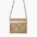 Square Bamboo Bag Summer Hollow Bamboo Beach Bag Fashion Messenger Bag Hand-woven Straw Shoulder Bag Square Bamboo Bag Summer Hollow Bamboo Beach Bag Fashion Messenger Bag Hand-woven Straw Shoulder Bag