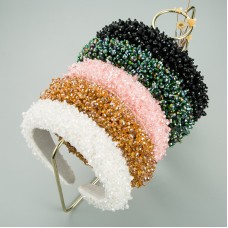 Ins New Baroque Hand-Sewn Stellalou Headband Full Of Crystal Headband Ins New Baroque Hand-Sewn Stellalou Headband Full Of Crystal Headband