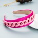 Headband New Fashion Personality Pastoral Style Female Wide-Brimmed Color Chain Decoration Macaron Color Headband