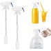 Hand Pressure Straw Juice Drink Dispenser Creative Automatic Electric Straw Magic Tap