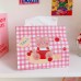 Korean Style Of The Net Red Cute Cartoon Bear Tissue Box Girl Heart PU Desktop Tissue Storage Student Dormitory Paper Box