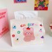 Korean Style Of The Net Red Cute Cartoon Bear Tissue Box Girl Heart PU Desktop Tissue Storage Student Dormitory Paper Box