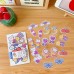 Girl Ins Jiugongge Dust-Proof Drawer Storage Box Desktop Stationery Jewelry Hand Account Cosmetics Storage Students