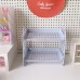 New Ins Cosmetic Jewelry Double-Layer Folding Storage Rack Simple Home Desktop Bathroom Rack Storage Shelf New Ins Cosmetic Jewelry Double-Layer Folding Storage Rack Simple Home Desktop Bathroom Rack Storage Shelf
