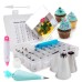 Numbered 64-Piece Piping Nozzle 42-Head Cake Piping Nozzle Piping Bag Silicone Piping Pen