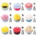Numbered 64-Piece Piping Nozzle 42-Head Cake Piping Nozzle Piping Bag Silicone Piping Pen