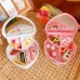 Pink Cute Storage Box Jewelry Desktop Jewelry Box Student Dormitory Love Storage Box Double Layers Storage Box
