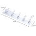 Hook Wall-Mounted Wall-Free Punch-Free Clothes Hook Paste Suction Cup Load-Bearing Traceless Nail Rack Strong Sticky Glue Hook Hook