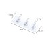 Hook Wall-Mounted Wall-Free Punch-Free Clothes Hook Paste Suction Cup Load-Bearing Traceless Nail Rack Strong Sticky Glue Hook Hook