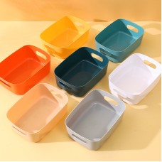 Desktop Storage Box Rectangular Office Desk Key Cosmetics Organize Storage Basket Kitchen Storage Storage Box